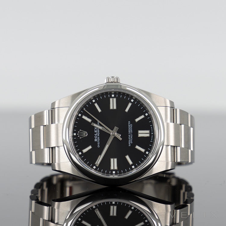 Rolex Oyster Perpetual 124300 — Black Dial Steel 41mm