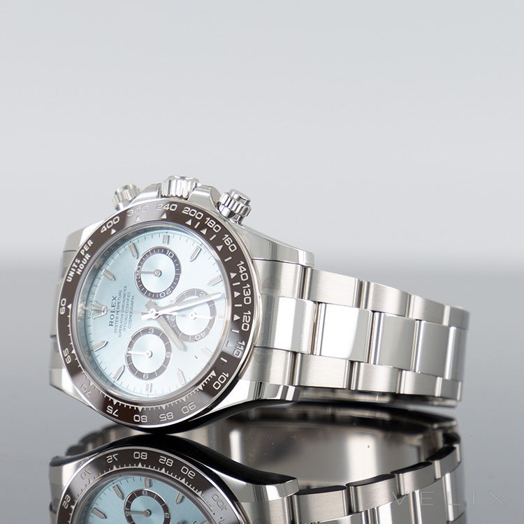 Rolex Daytona 126506 — Blue Index Dial Platinum 40mm