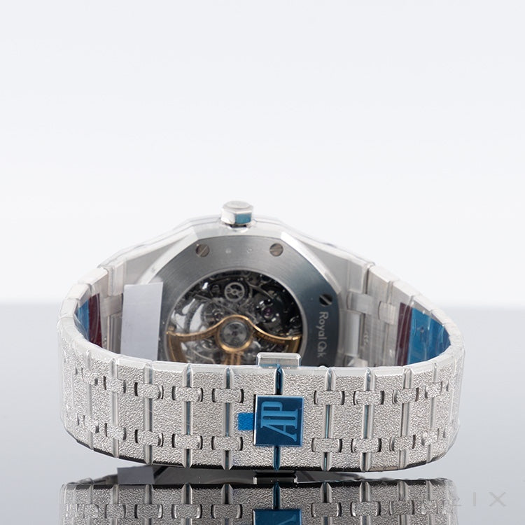Audemars Piguet Royal Oak 15412BC — White Gold Skeleton Rainbow 41mm