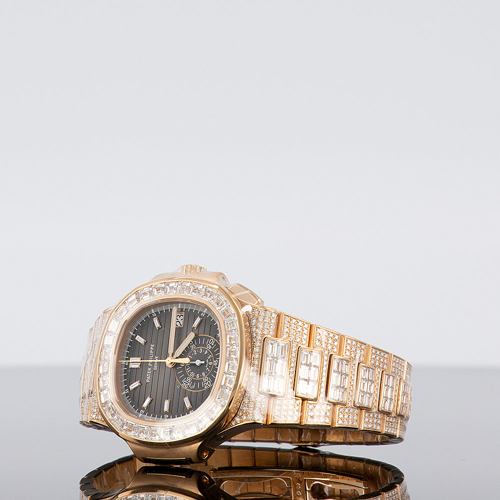 Patek Philippe Nautilus — Rose Gold Baguette 40mm