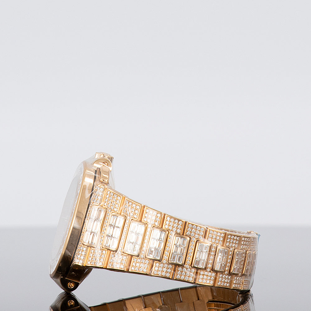 Patek Philippe Nautilus — Rose Gold Baguette 40mm