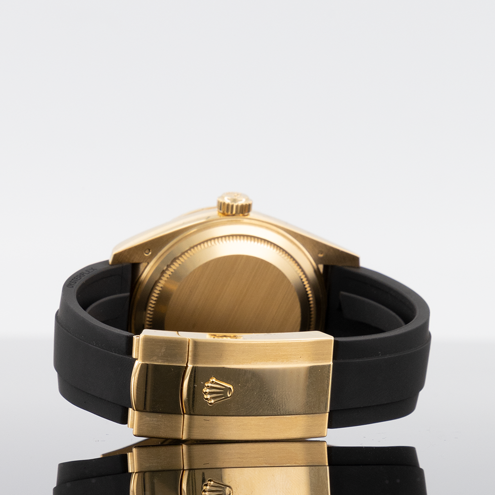 Rolex Sky-Dweller 336238 — Gold Black Dial Yellow Gold Oysterflex 42mm