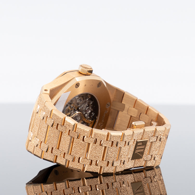 Audemars Piguet Royal Oak 15412OR — Rose Gold Openworked 41mm