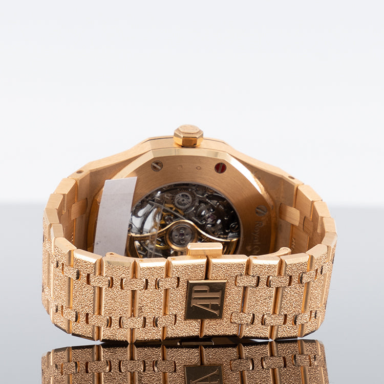 Audemars Piguet Royal Oak 15412OR — Rose Gold Openworked 41mm