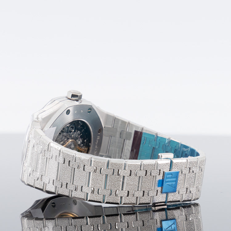 Audemars Piguet Royal Oak 15412BC — White Gold Skeleton Rainbow 41mm