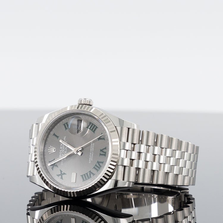 Rolex Datejust 126234 — Wimbledon Dial Steel Jubilee 36mm