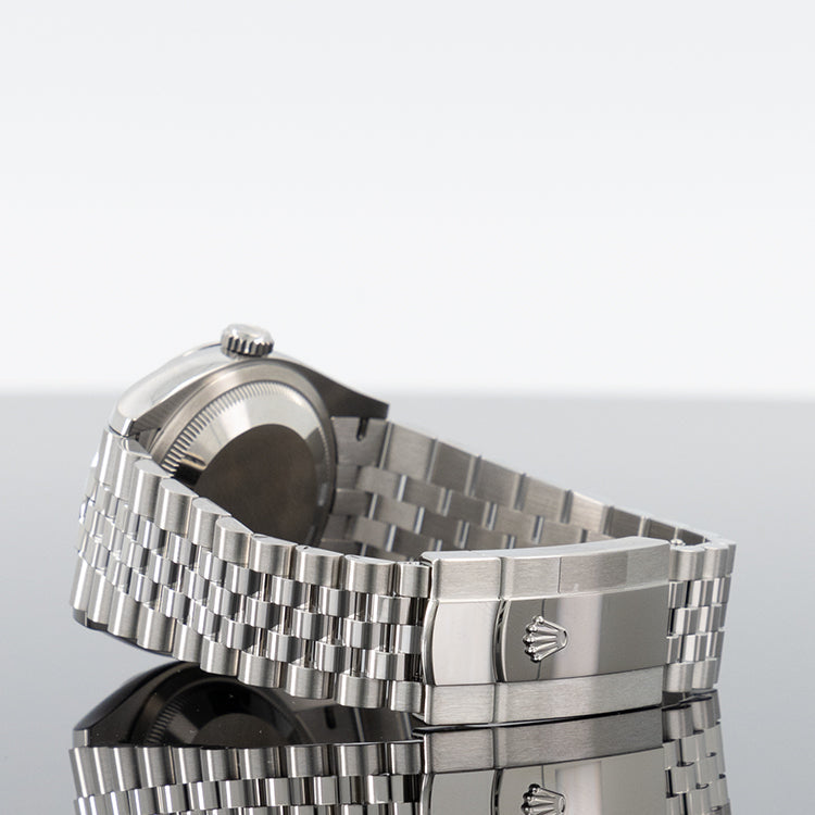 Rolex Datejust 126200 — Blue Index Dial Steel Jubilee 36mm