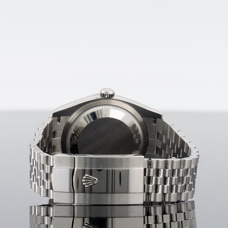 Rolex Datejust 126200 — Blue Index Dial Steel Jubilee 36mm