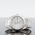 Rolex Datejust 126334 — White Index Dial Steel Jubilee 41mm