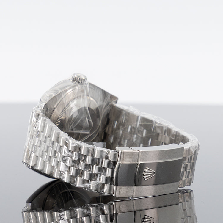 Rolex Datejust 126334 — White Index Dial Steel Jubilee 41mm