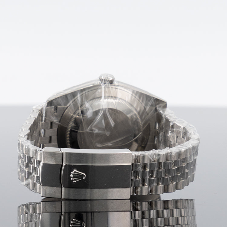 Rolex Datejust 126334 — White Index Dial Steel Jubilee 41mm