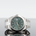 Rolex Datejust 126300 — Green Index Dial Oystersteel 41mm