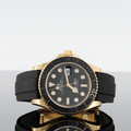 Rolex Yacht-Master 226658 — Gold Black Dial Yellow Gold Oysterflex 42mm
