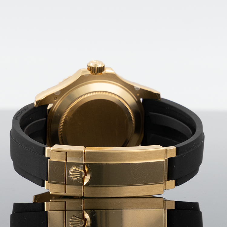 Rolex Yacht-Master 226658 — Gold Black Dial Yellow Gold Oysterflex 42mm