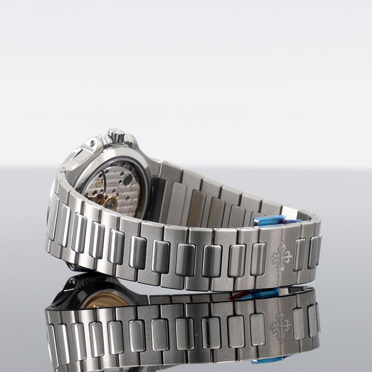 Patek Philippe Nautilus — Grey Dial Steel Diamond 35.2mm