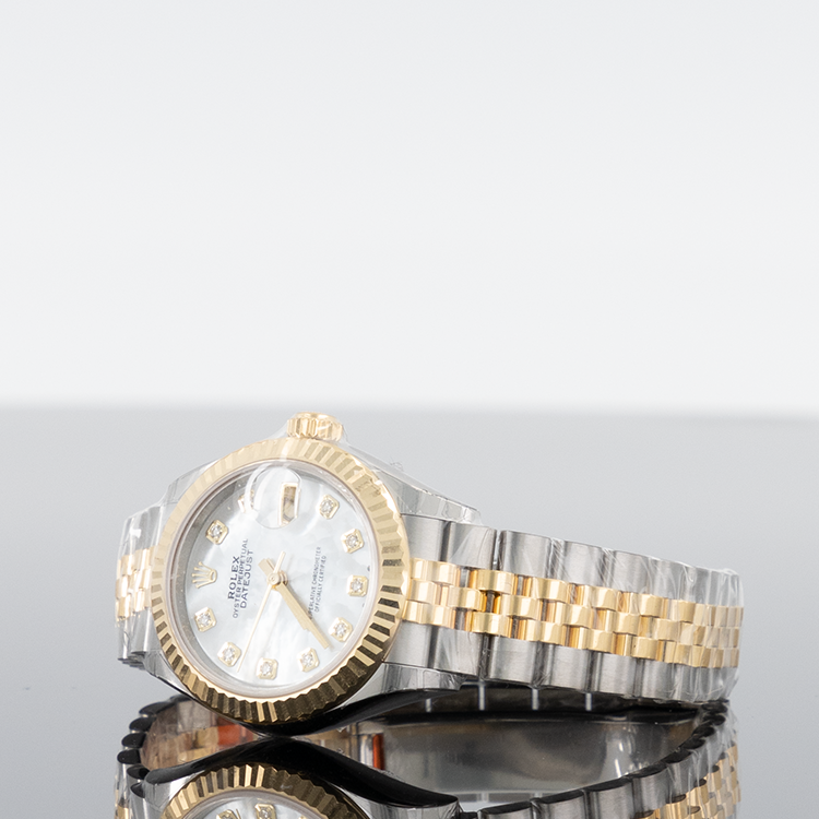 Rolex Datejust 279173 — Mother Of Pearl Dial Yellow Gold Steel 28mm