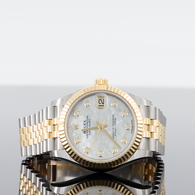 Rolex Datejust 278273 — Mother Of Pearl Dial Yellow Gold Steel 31mm
