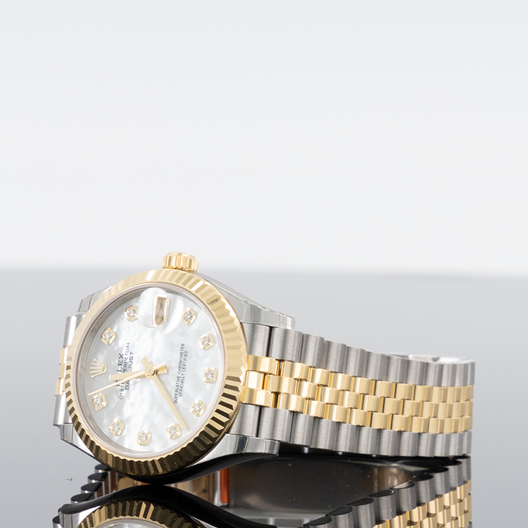 Rolex Datejust 278273 — Mother Of Pearl Dial Yellow Gold Steel 31mm