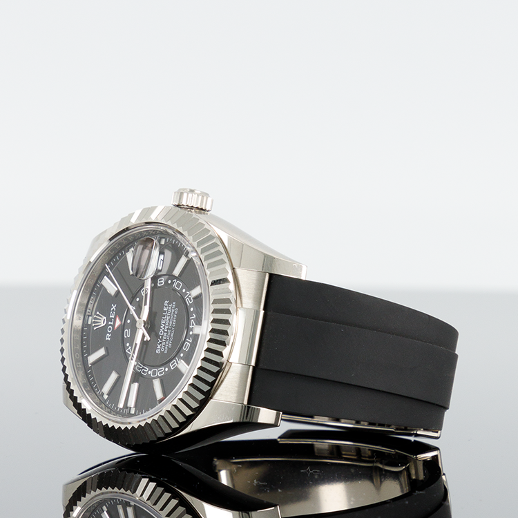 Rolex Sky-Dweller 336239 — White Gold Black Dial White Gold Oysterflex 42mm