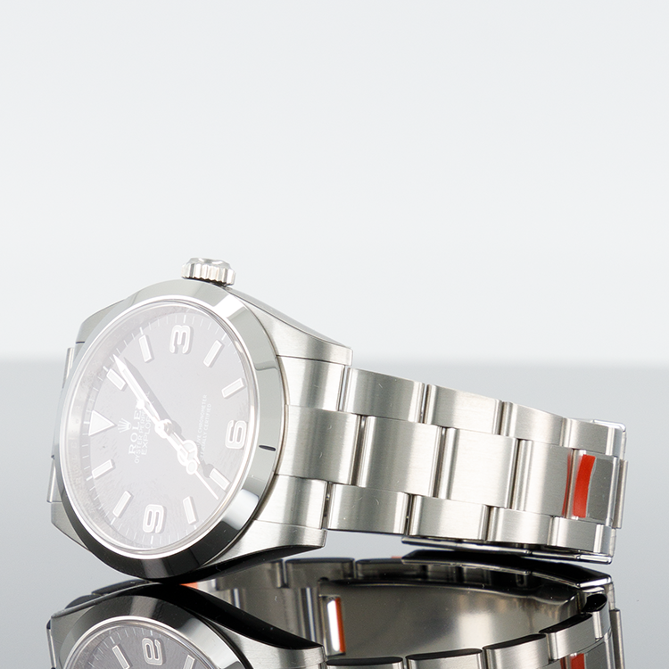 Rolex Oyster Perpetual 124270 — Black Dial Steel 40mm