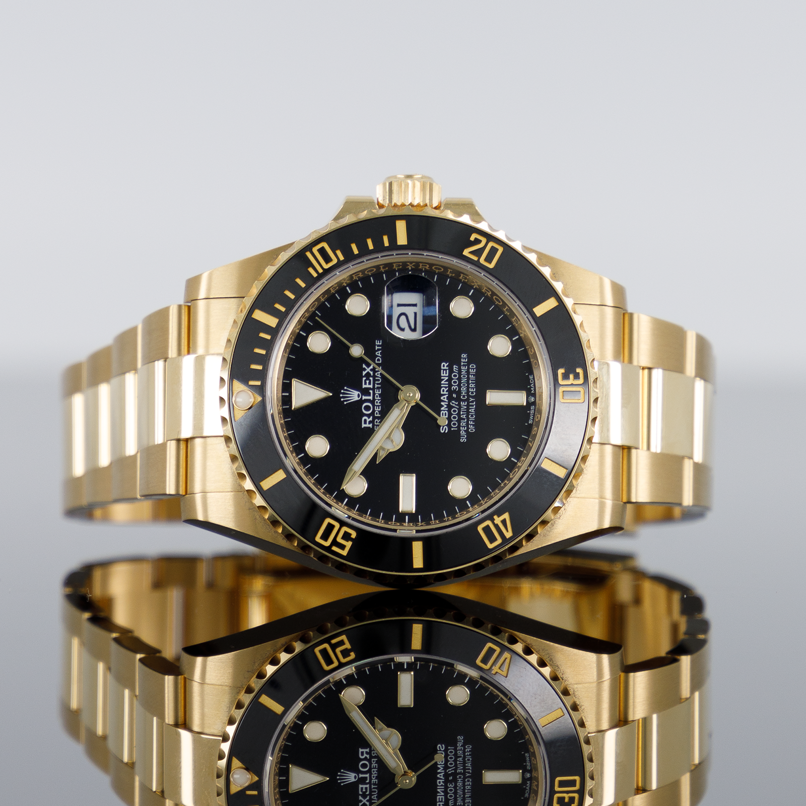 Rolex Submariner 126618LN — Gold Black Dial Yellow Gold 41mm