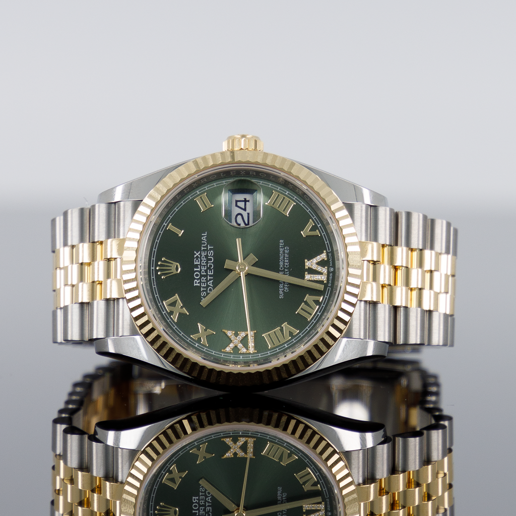 Rolex Datejust 126233 — Yellow Gold Steel Diamond 36mm