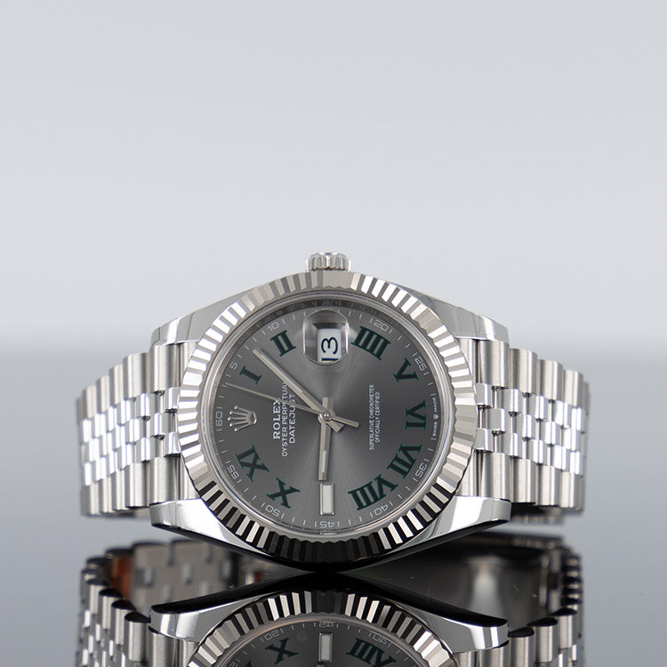 Rolex Datejust 126334 — Wimbledon Dial Steel Jubilee 41mm