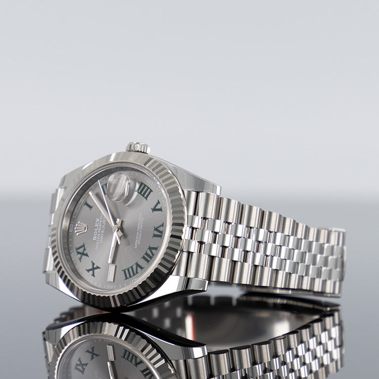Rolex Datejust 126334 — Wimbledon Dial Steel Jubilee 41mm