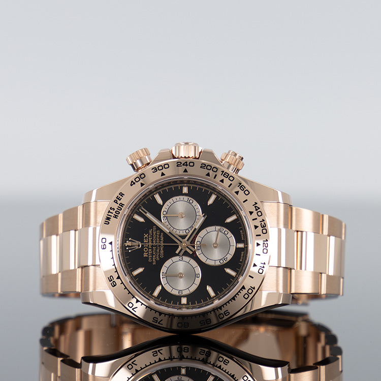 Rolex Daytona 126505 — Black Dial Rose Gold 40mm