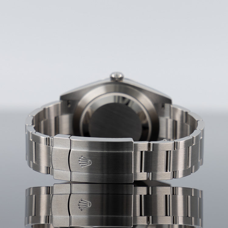 Rolex Oyster Perpetual 124300 — Green Dial Steel 41mm