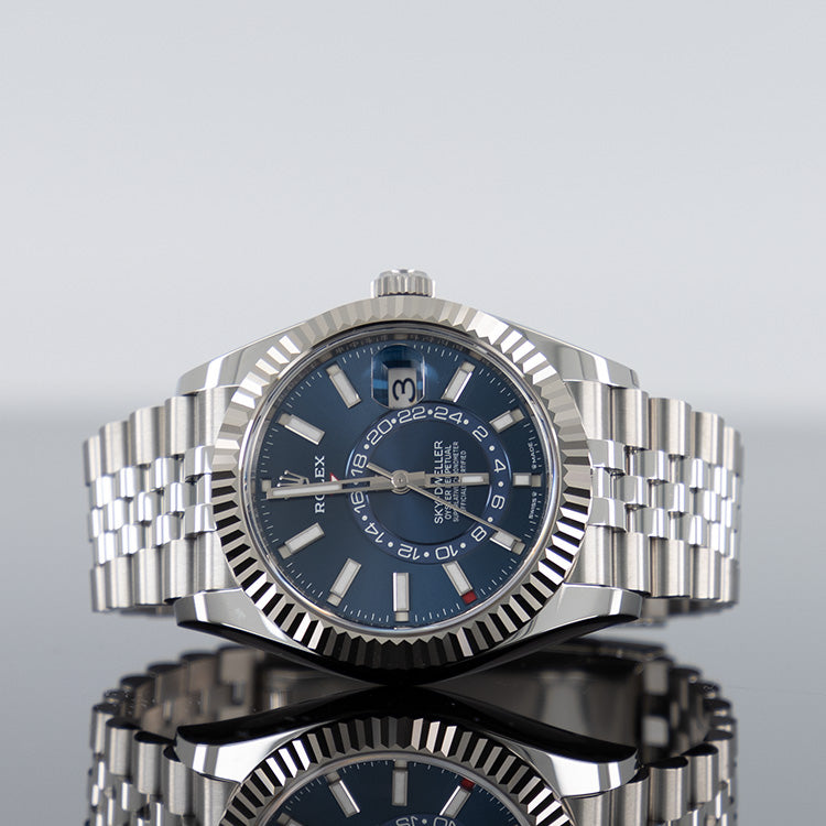 Rolex Sky-Dweller 336934 — Blue Dial Steel Jubilee 42mm