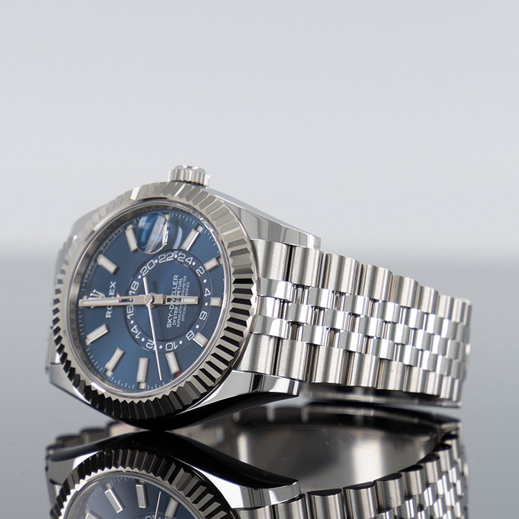 Rolex Sky-Dweller 336934 — Blue Dial Steel Jubilee 42mm