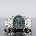Rolex Datejust 126200 — Green Dial Steel Jubilee 36mm