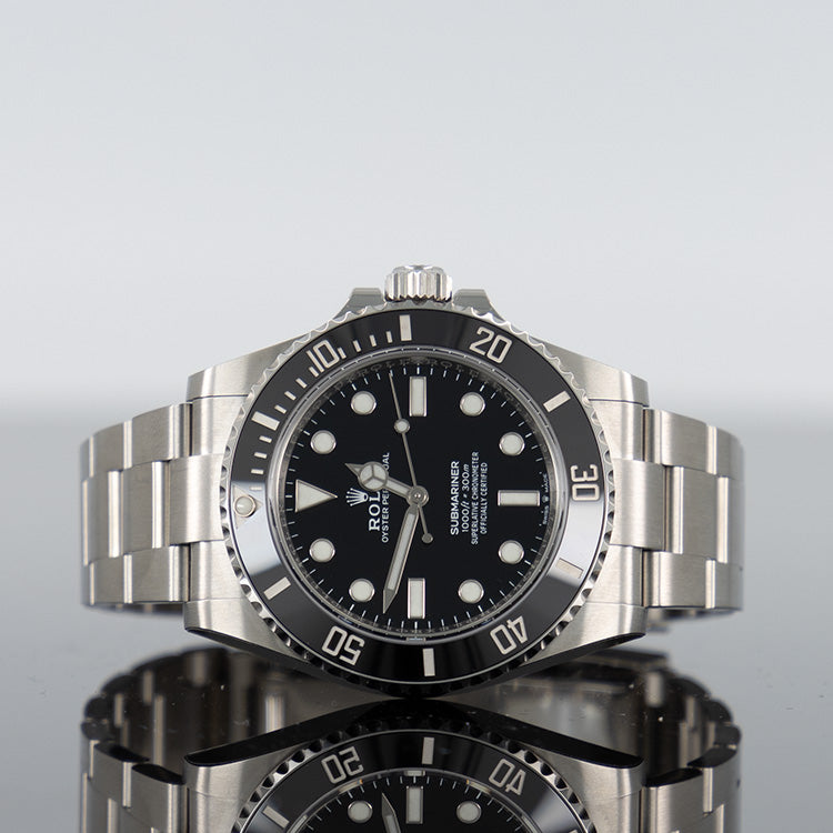 Rolex Submariner 124060 — Black Dial Oystersteel 41mm
