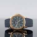 Patek Philippe Aquanaut — Blue Gray Dial Rose Gold 39.9mm