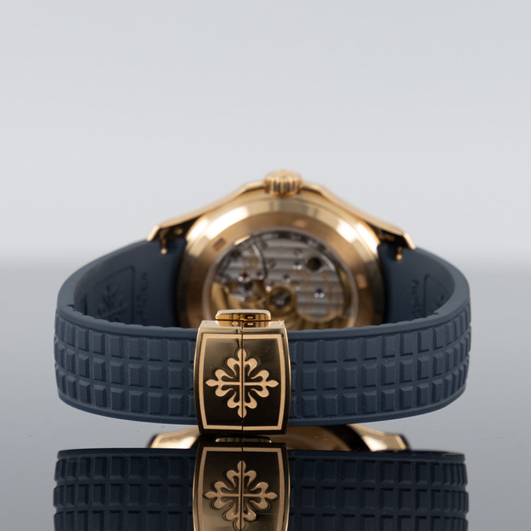 Patek Philippe Aquanaut — Blue Gray Dial Rose Gold 39.9mm