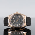 Rolex Sky-Dweller 336235 — Rose Gold Rhodium Dial Rose Gold Oysterflex 42mm