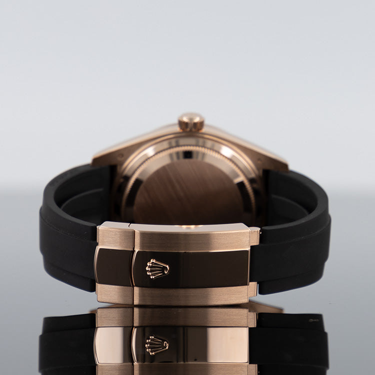 Rolex Sky-Dweller 336235 — Rose Gold Rhodium Dial Rose Gold Oysterflex 42mm