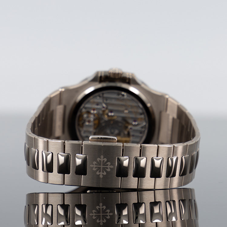 Patek Philippe Nautilus 5740/1G — Blue Sunburst Dial White Gold 40mm