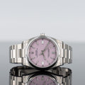 Rolex Oyster Perpetual 126000 — Pink Dial Steel 36mm