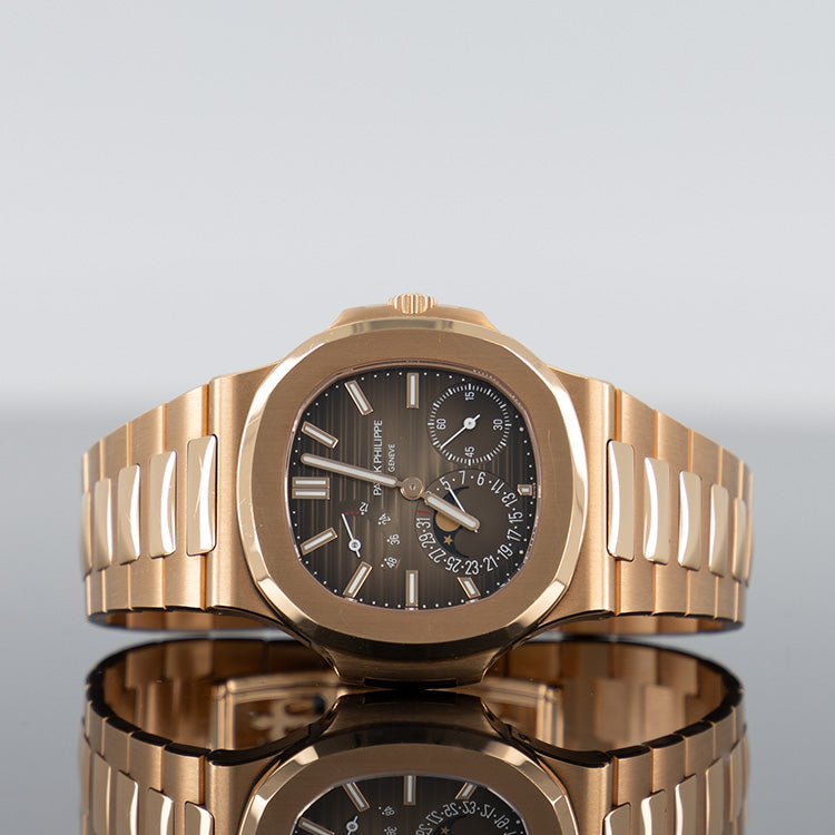 Patek Philippe Nautilus 5712/1R — Brown Dial Rose Gold 40mm
