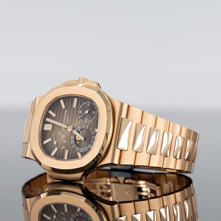 Patek Philippe Nautilus 5712/1R — Brown Dial Rose Gold 40mm
