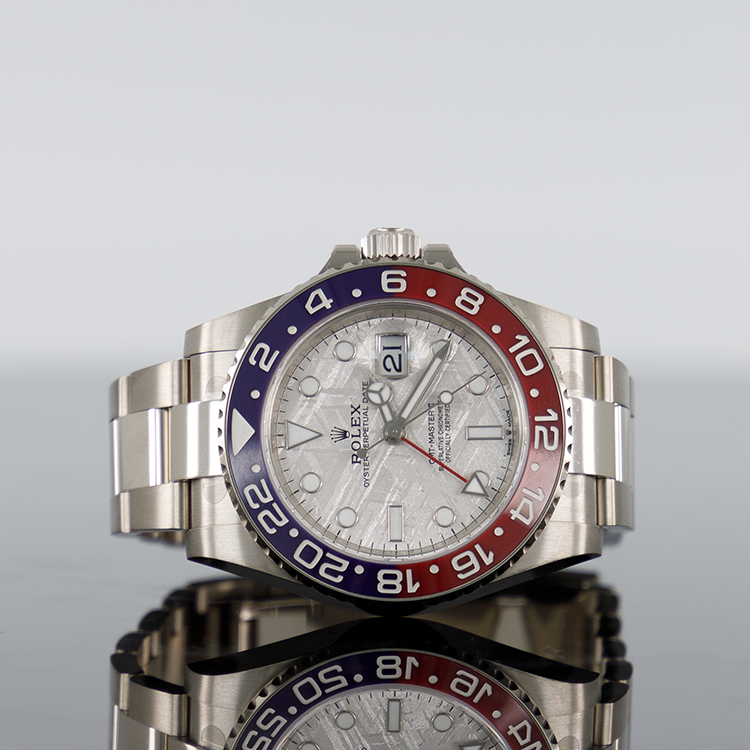 Rolex GMT-Master II 126719BLRO — White Gold Meteorite Dial White Gold 40mm