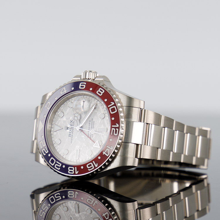 Rolex GMT-Master II 126719BLRO — White Gold Meteorite Dial White Gold 40mm