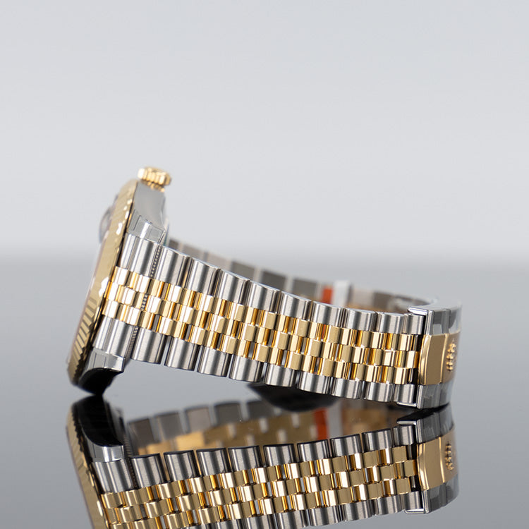 Rolex Datejust 126333 — Gold Jubilee Fluted Wimbledon Dial Yellow Gold Steel Jubilee 41mm