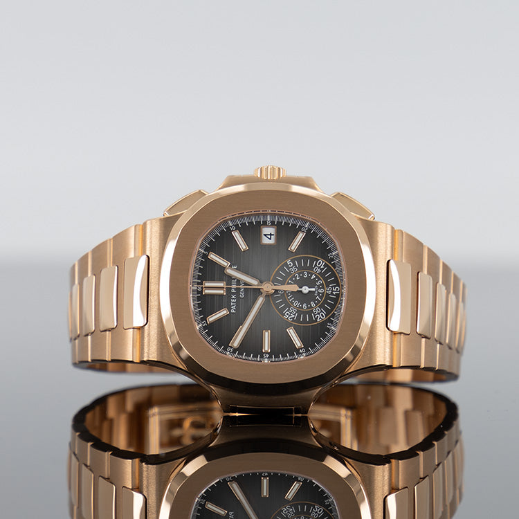 Patek Philippe Nautilus 5980/1R — Rose Gold Black Dial Rose Gold 40.5mm