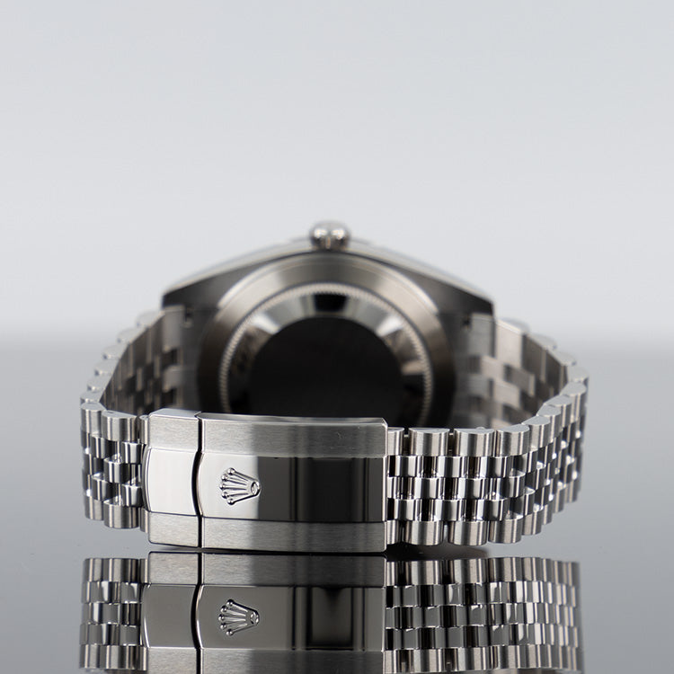 Rolex Datejust 126334 — Grey Dial Steel Jubilee 41mm