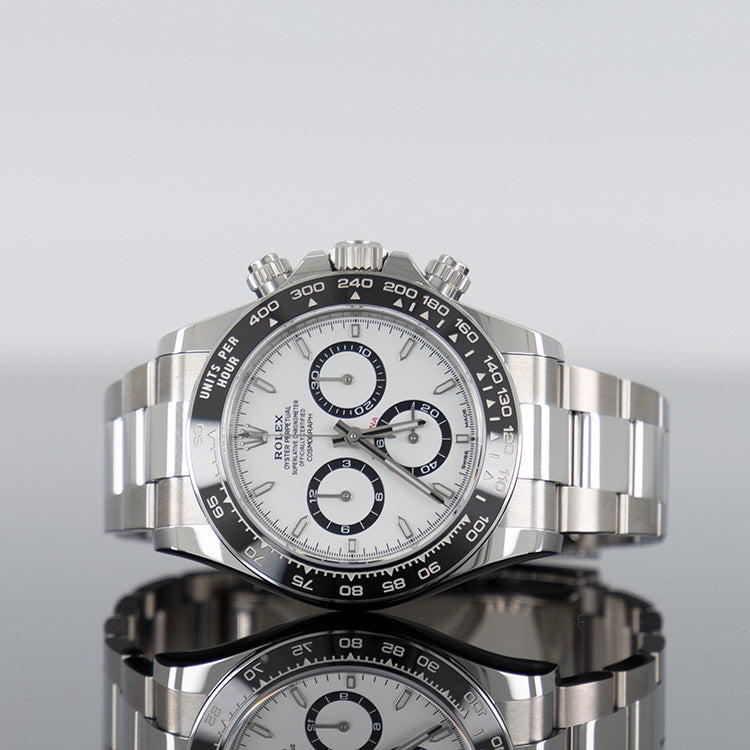 Rolex Daytona 126500LN — White Dial Steel 40mm