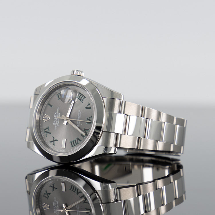 Rolex Datejust 126300 — Wimbledon Dial Oystersteel 41mm