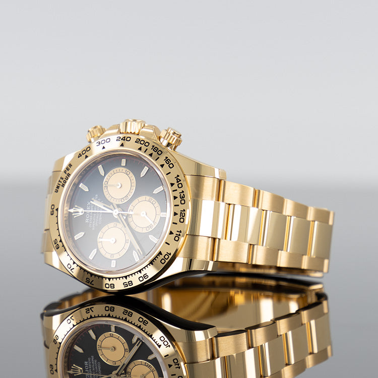 Rolex Daytona 126508 — Gold Paul Newman Black Dial Yellow Gold 40mm